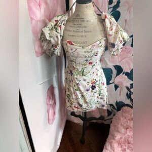 Floral Puff Sleeve Dress